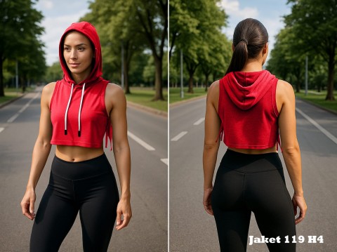 Outer Crop Hoodie H4