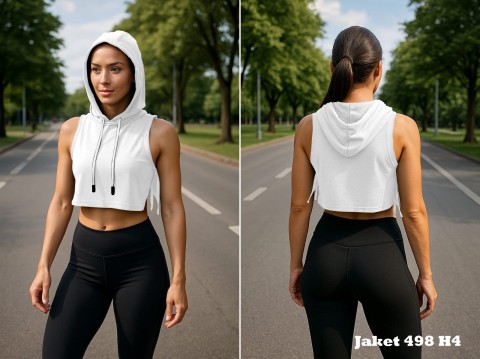 Outer Crop Hoodie H4