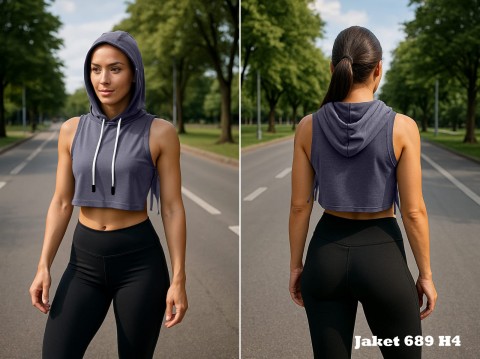 Outer Crop Hoodie H4