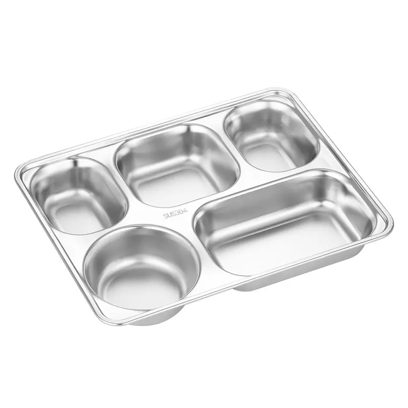 Stainless Steel Compartment Tray