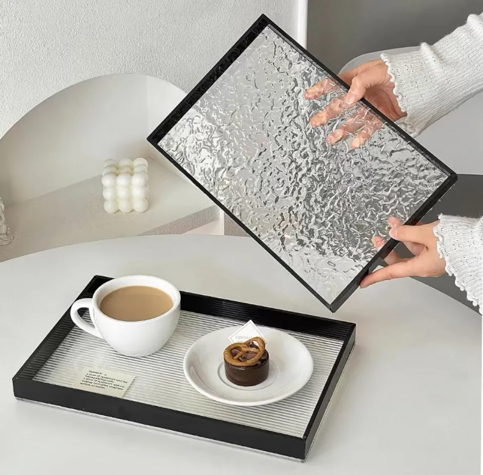 Transparent Acrylic Decorative Tray