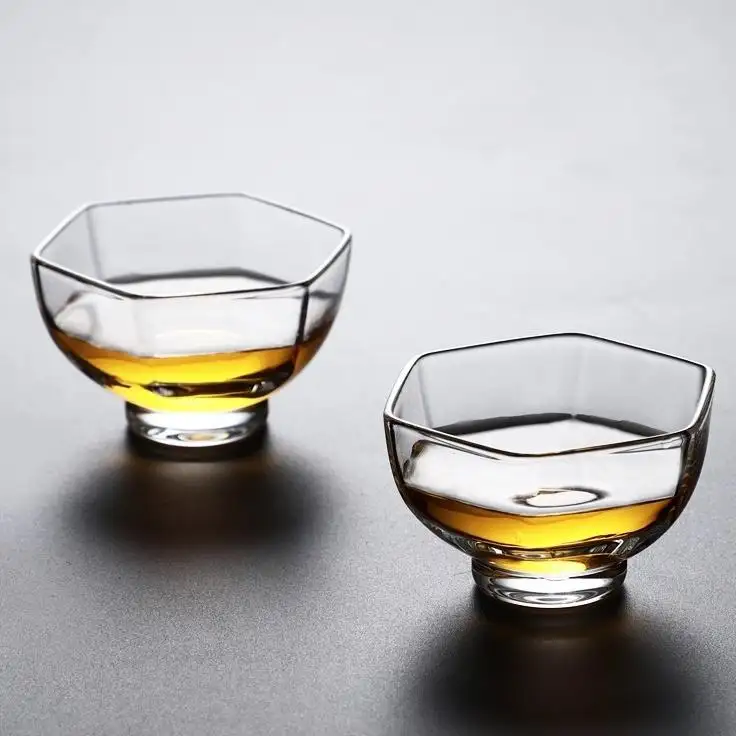 Hexagonal Glass Bowl