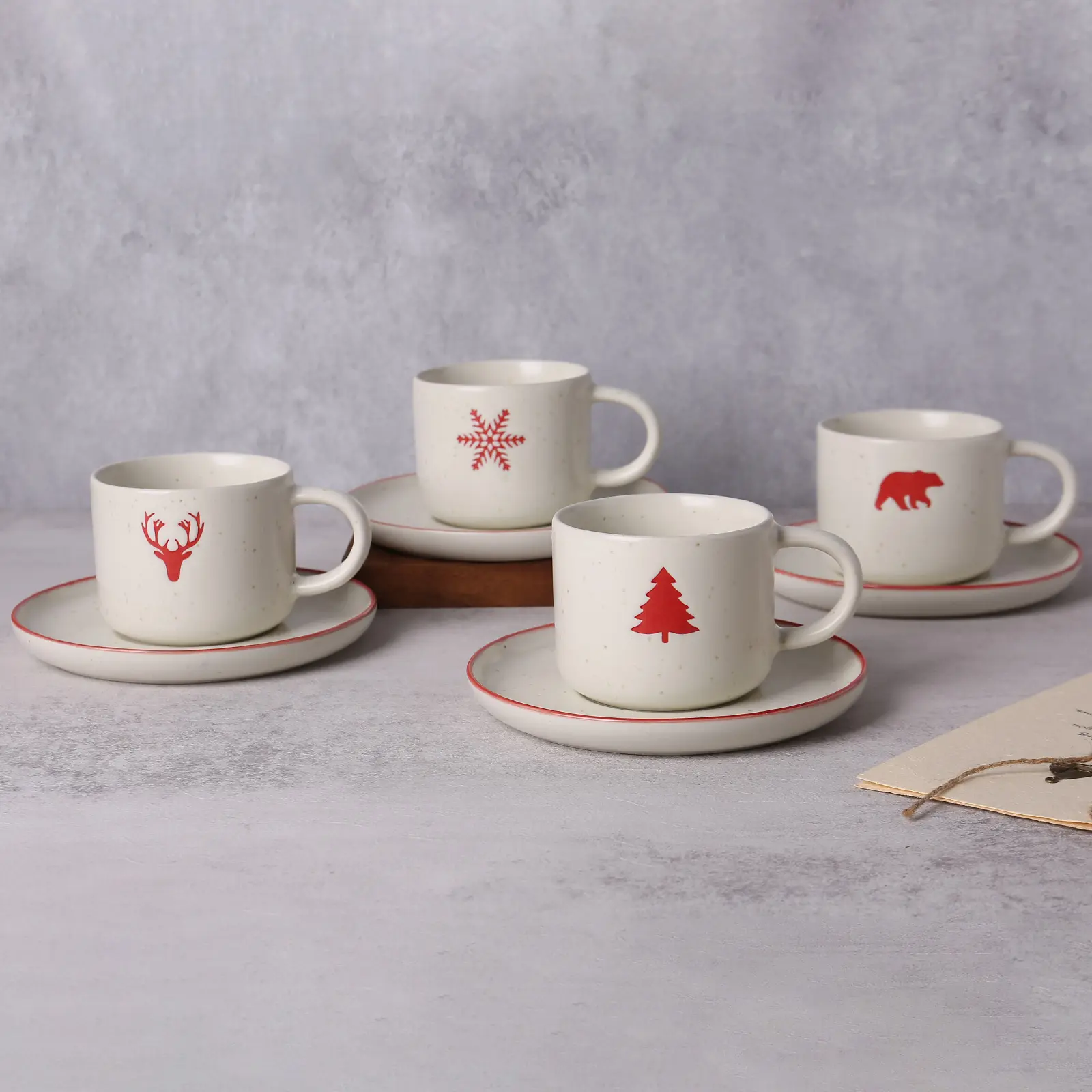 Set of 3 Ceramic Mugs