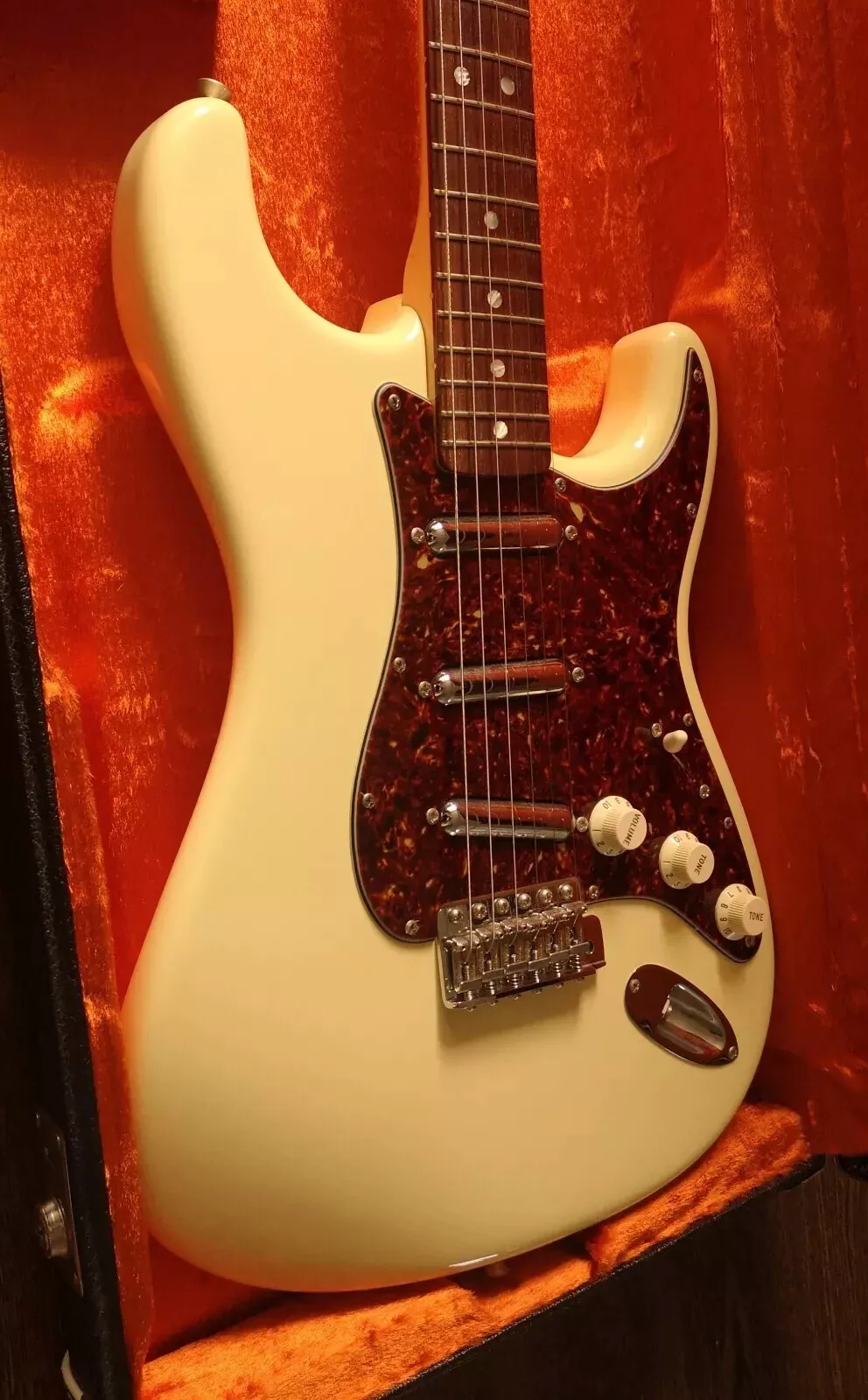 2005 Fender NOS Stratocaster Custom Shop Lipstick Pickups with CASE USA Guitar