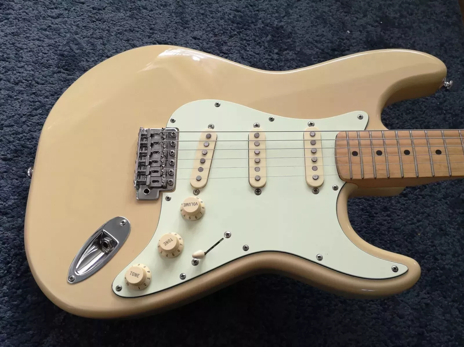 97 Fender Squier Blonde " Mary Kaye " Protone Stratocaster Guitar Korea 