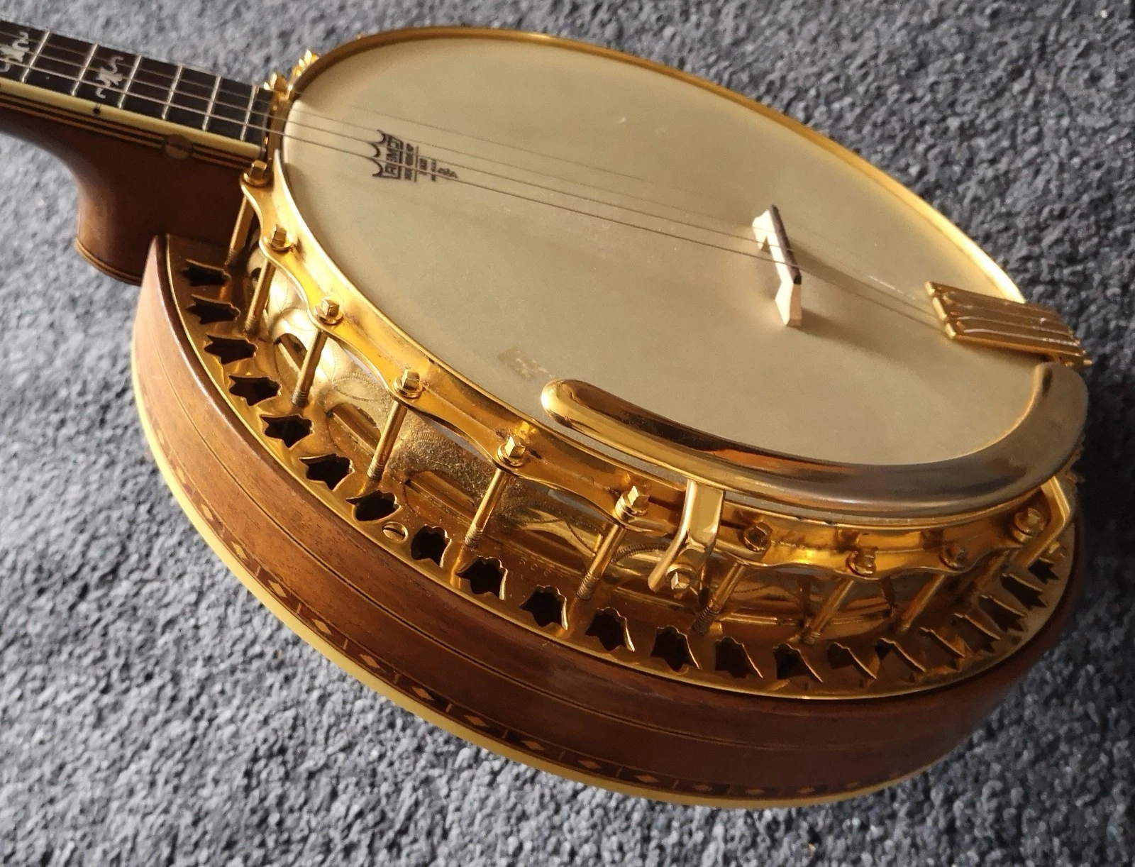 Rare 20s / 30s Ludwig Stratford Plectrum Resonator Banjo - Made in USA