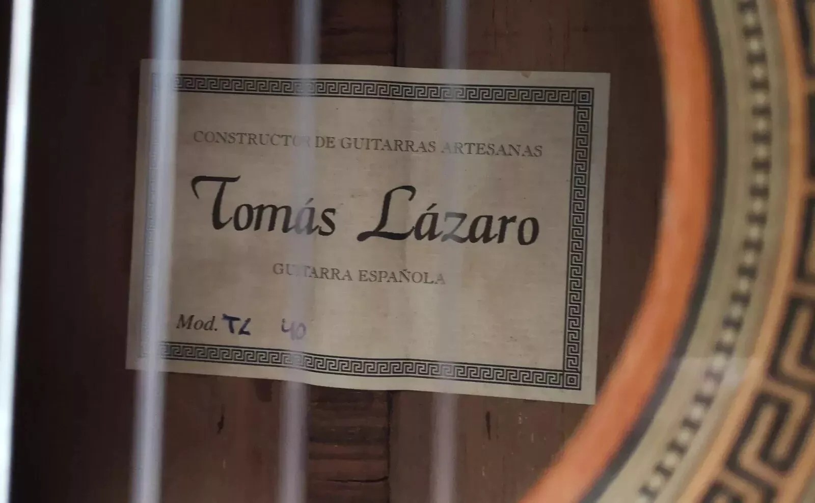 Tomas Lazaro Classical Guitar - Made in Span TL40