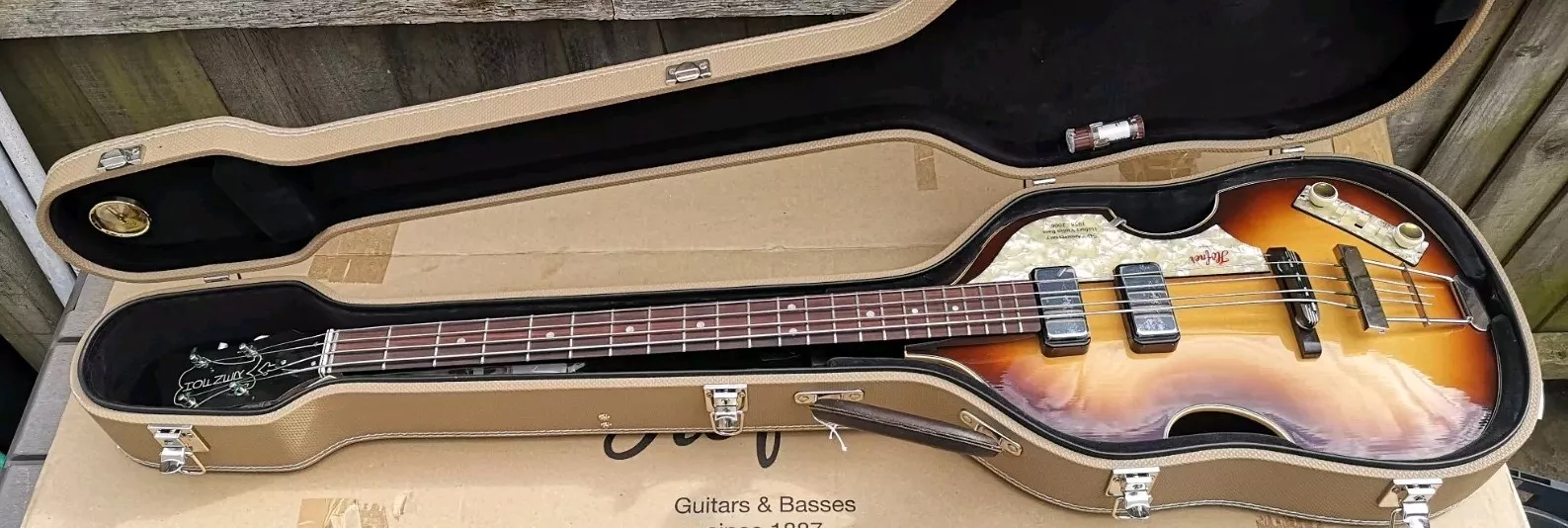 Hofner 50th anniversary violin bass guitar MINT With Box and CASE