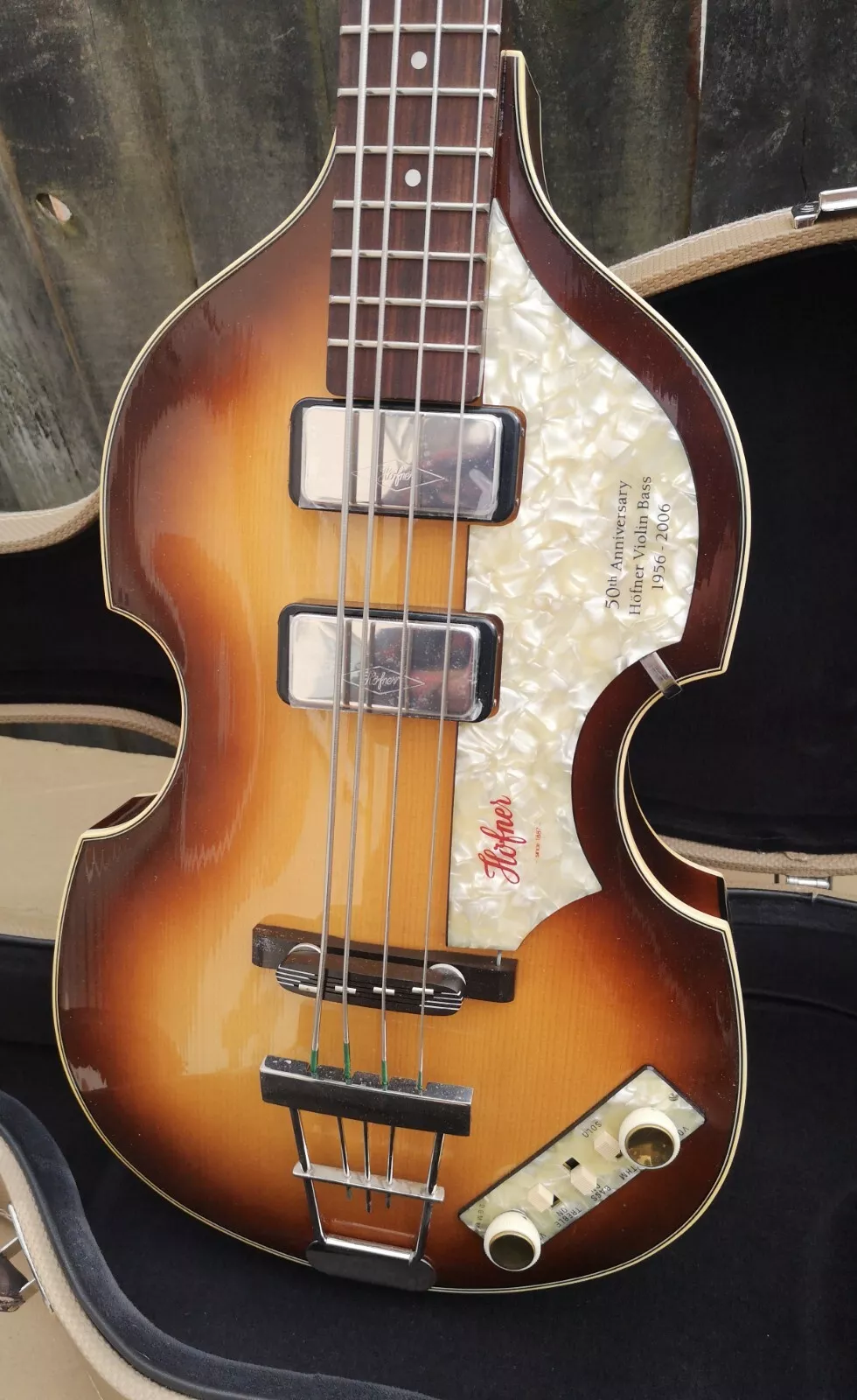 Hofner 50th anniversary violin bass guitar MINT With Box and CASE