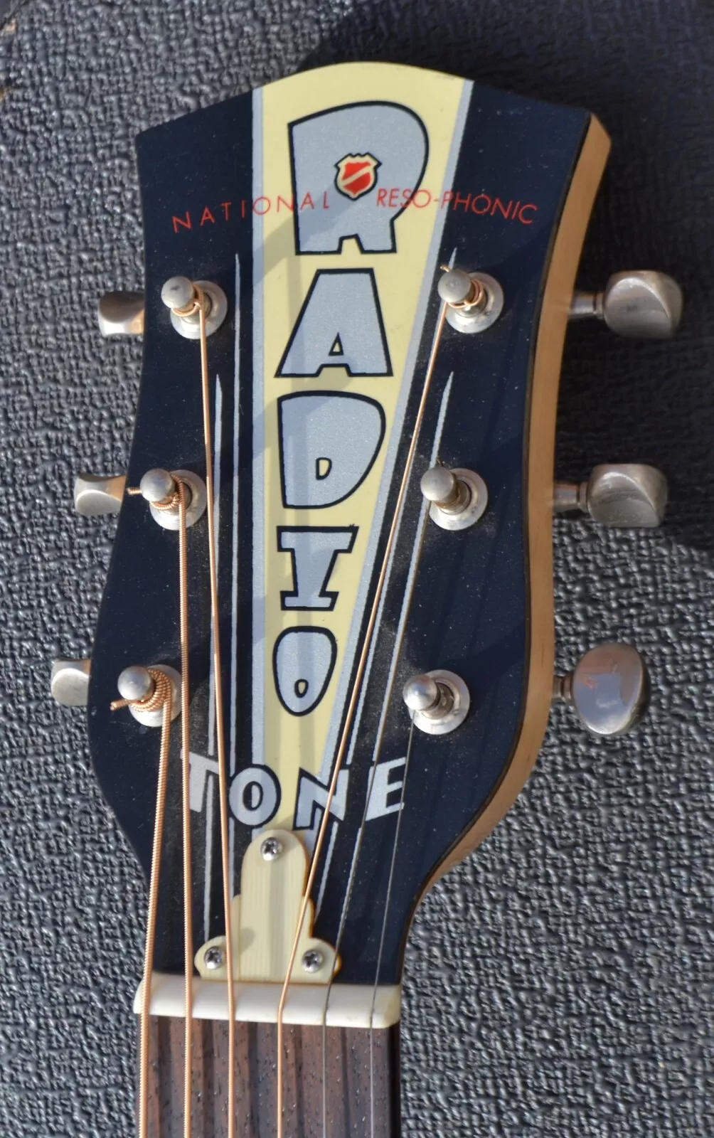 National Resophonic Radiotone Resonator Guitar, with Hard Case, USED Prototype