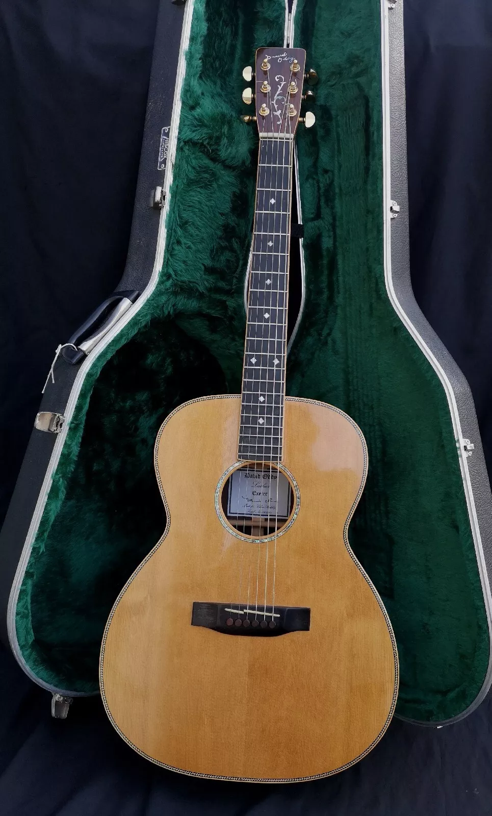 Stunning David Oddy Handbuilt Left Handed Acoustic Guitar England