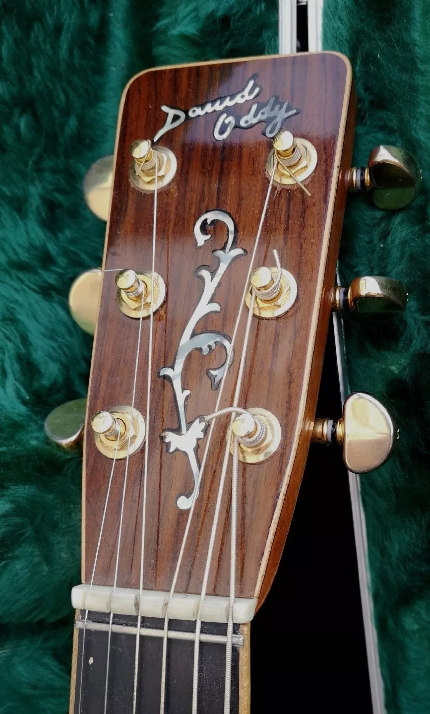 Stunning David Oddy Handbuilt Left Handed Acoustic Guitar England