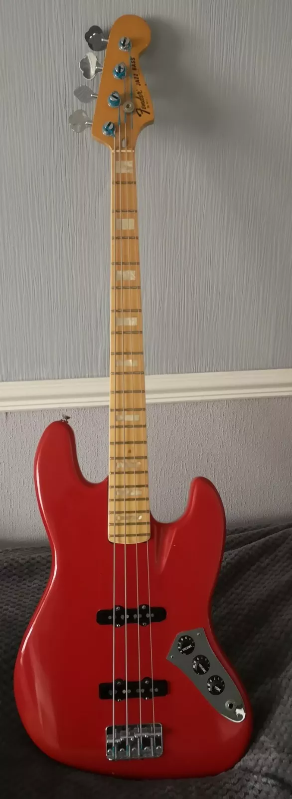 1978 Fender Jazz Bass Guitar USA Modded Refinshed