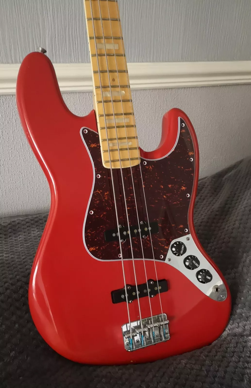 1978 Fender Jazz Bass Guitar USA Modded Refinshed