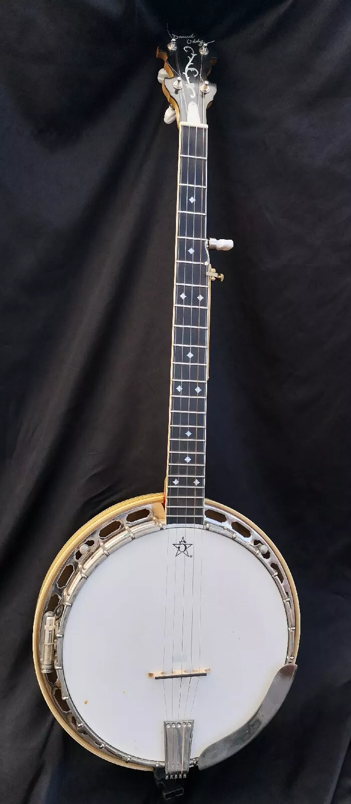 Stunning David Oddy 5 String left handed banjo Hand built Banjo