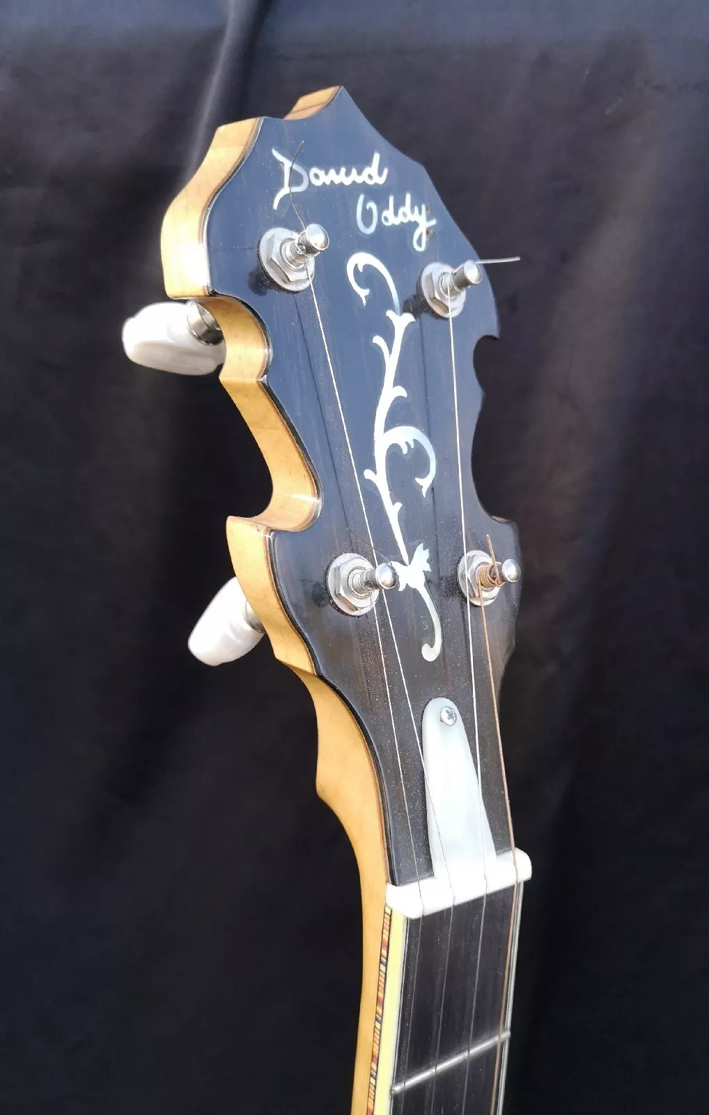 Stunning David Oddy 5 String left handed banjo Hand built Banjo