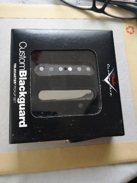 Fender Telecaster Guitar Pickup Set CS Custom Shop Blackguard - Bridge + Neck