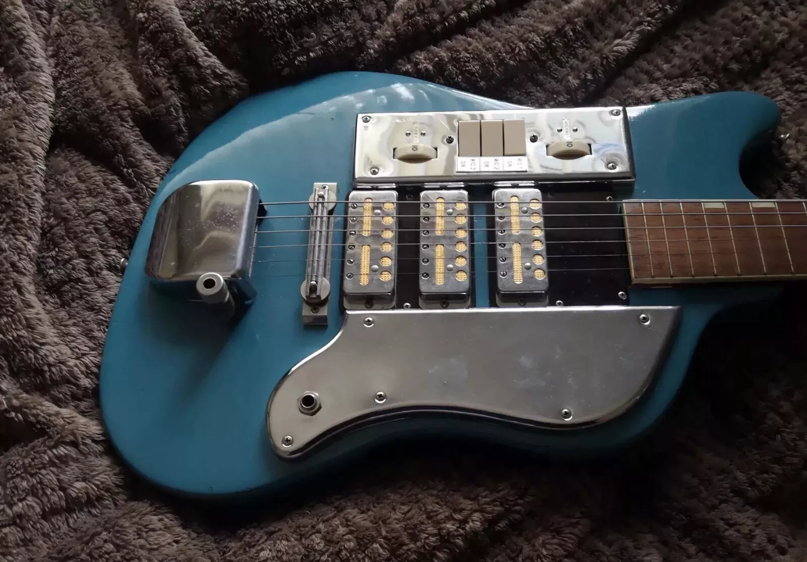 Rare TEISCO Ssl-3 Orbit 3 Electric Guitar - Japan Mott The Hopple With Case