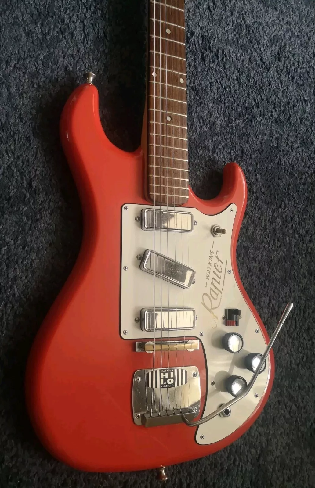 Vintage 60s Watkins Rapier 33 Strat style Made In England Electric Guitar