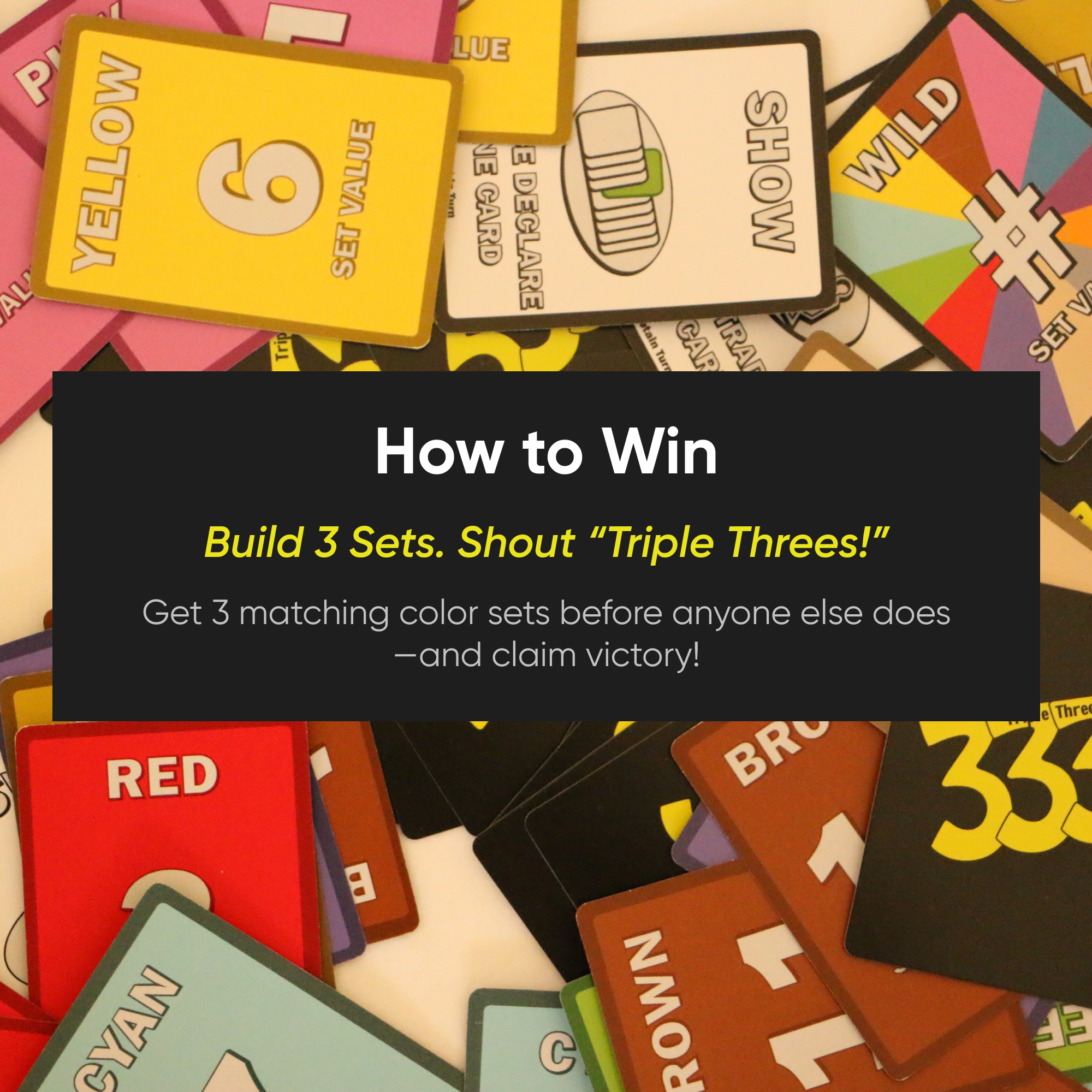 Triple Threes! Card Game