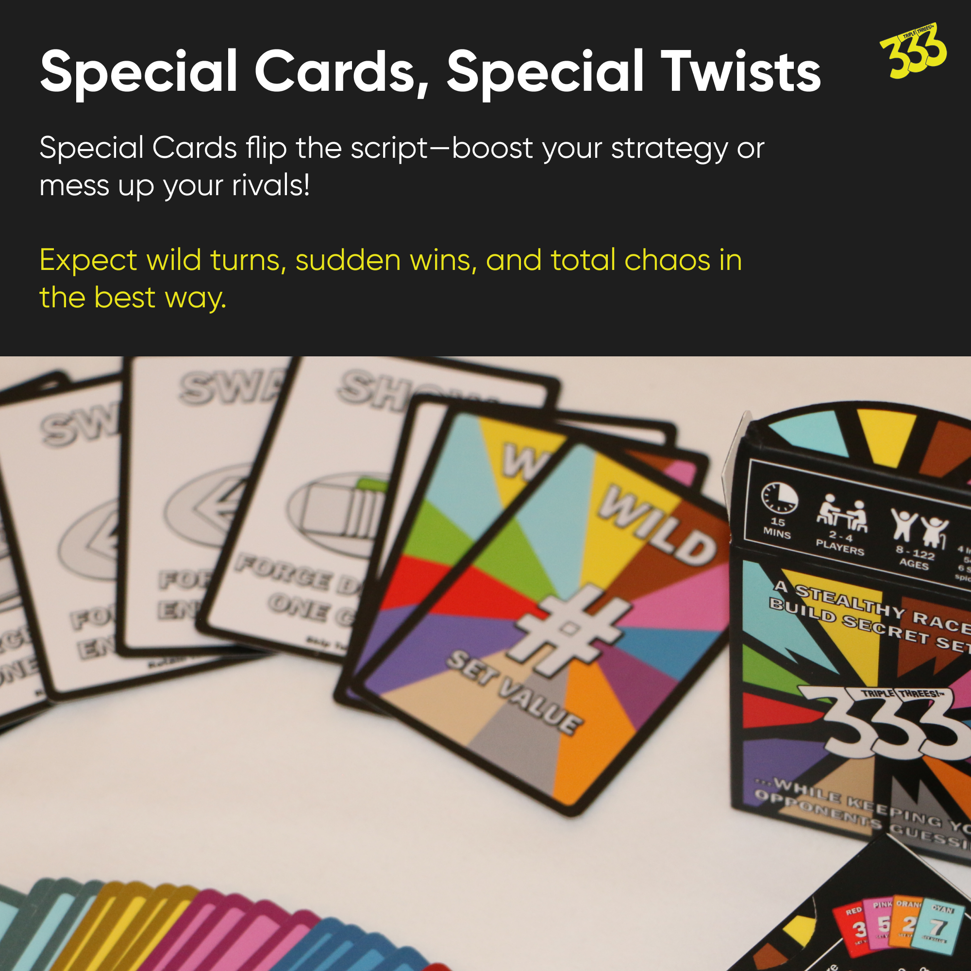 Triple Threes! Card Game