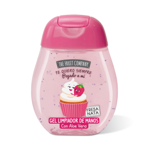 Gel désinfectant mains Fraise & Crème