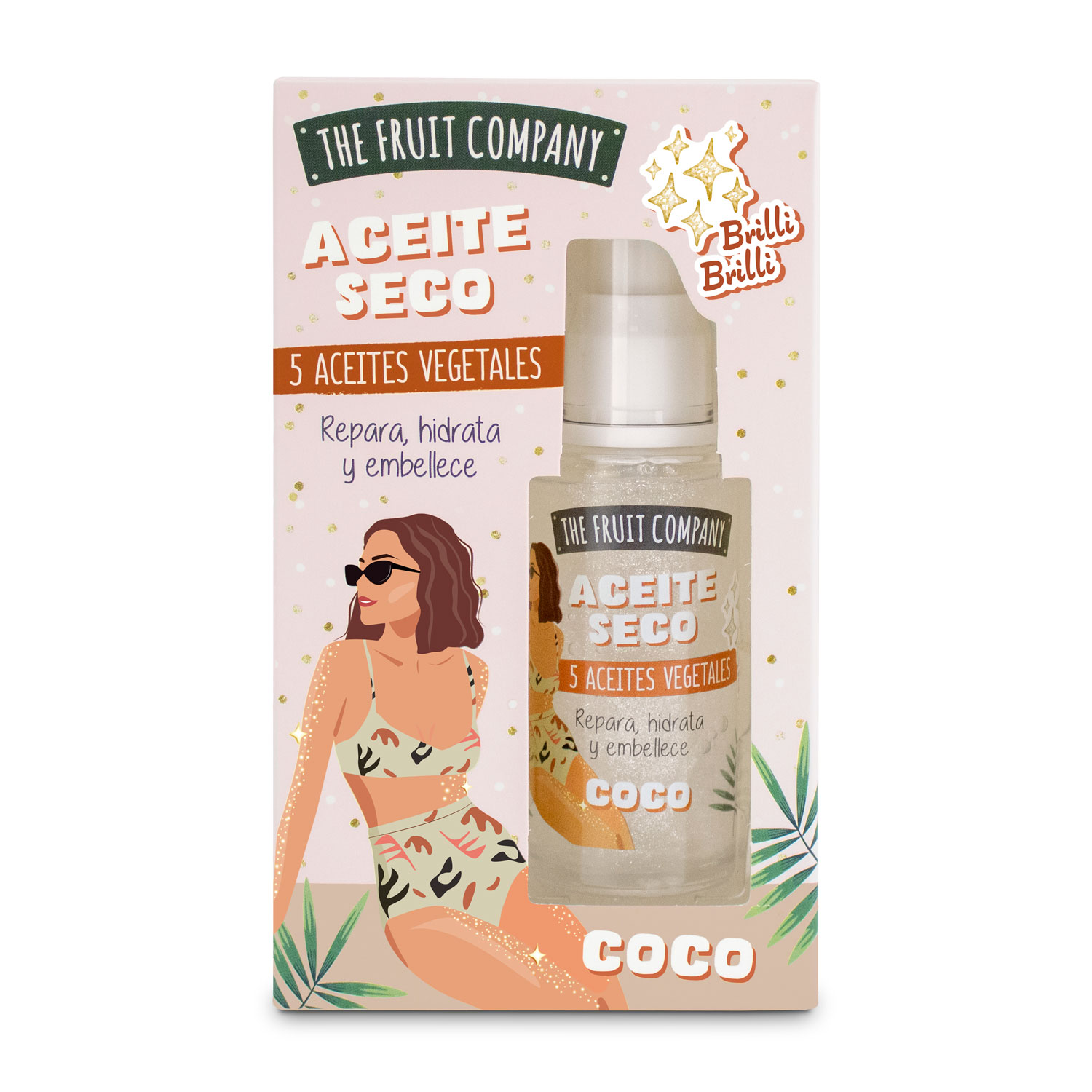 Huile Sèche Pailletée Coco