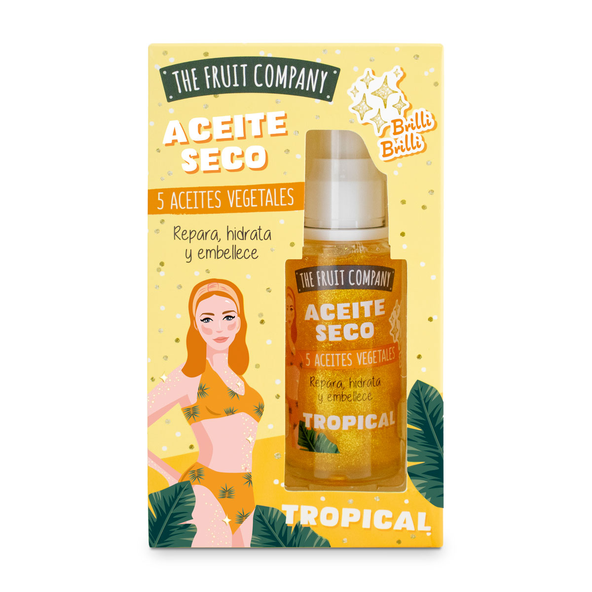 Huile Sèche Pailletée Tropicale