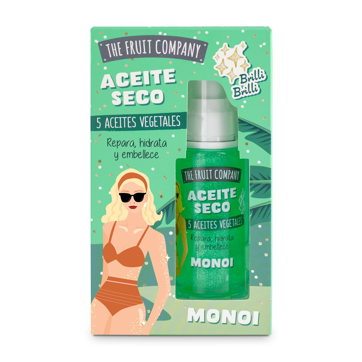 Huile Sèche Pailletée Monoï