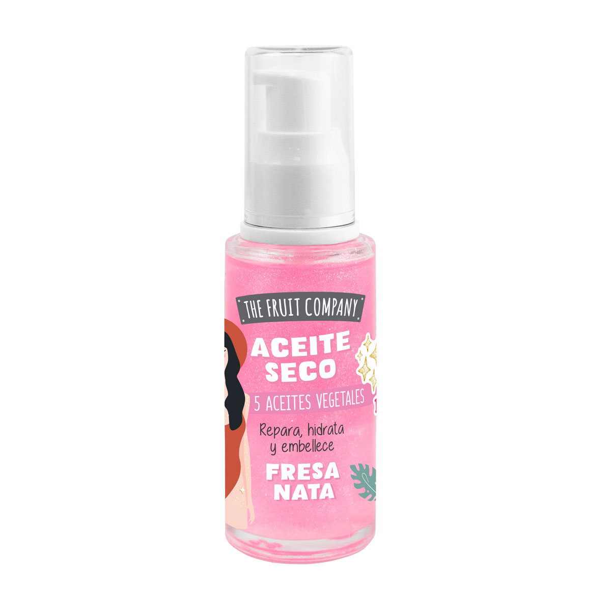 Huile Sèche Pailletée Fraise & Crème