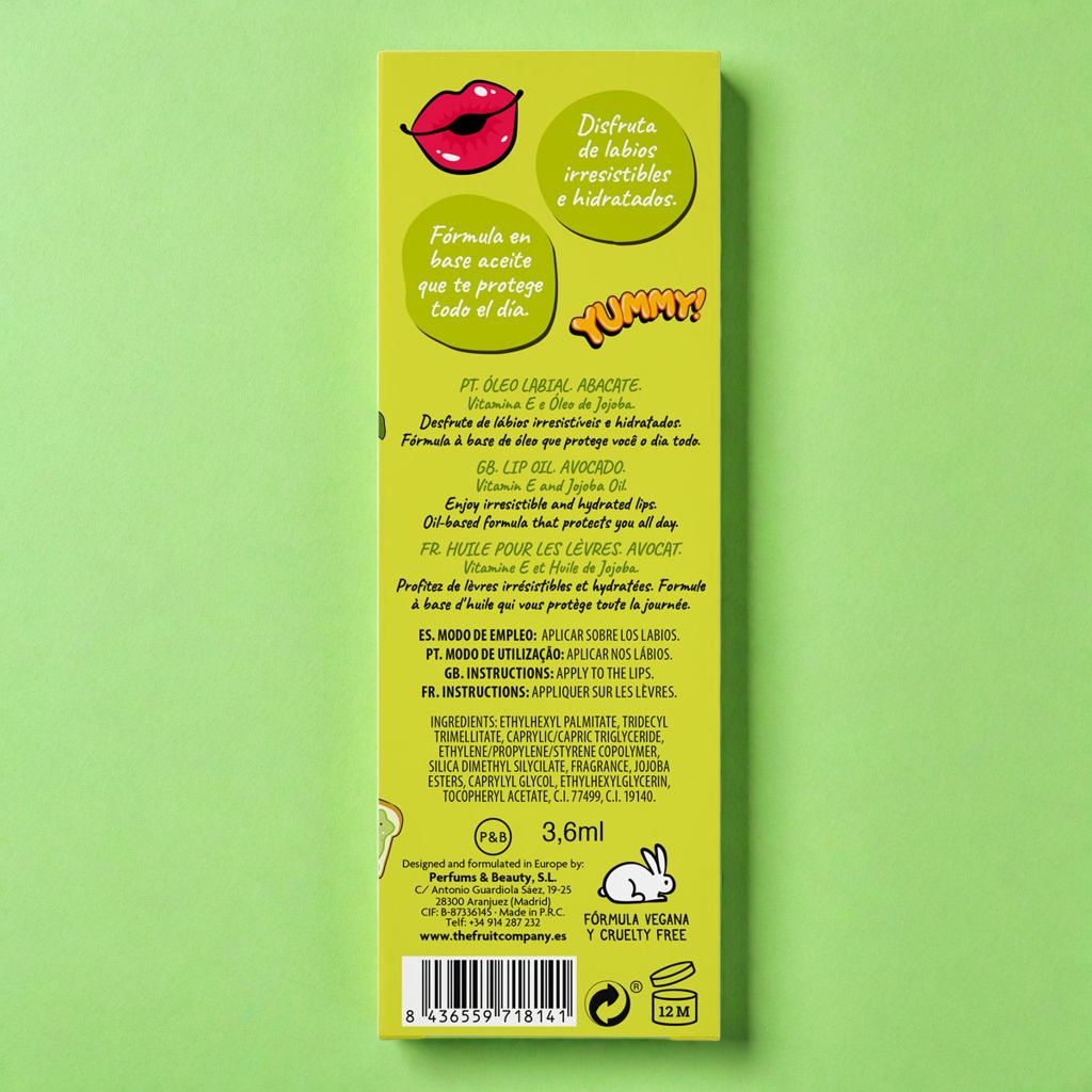 Huile à lèvres Avocat