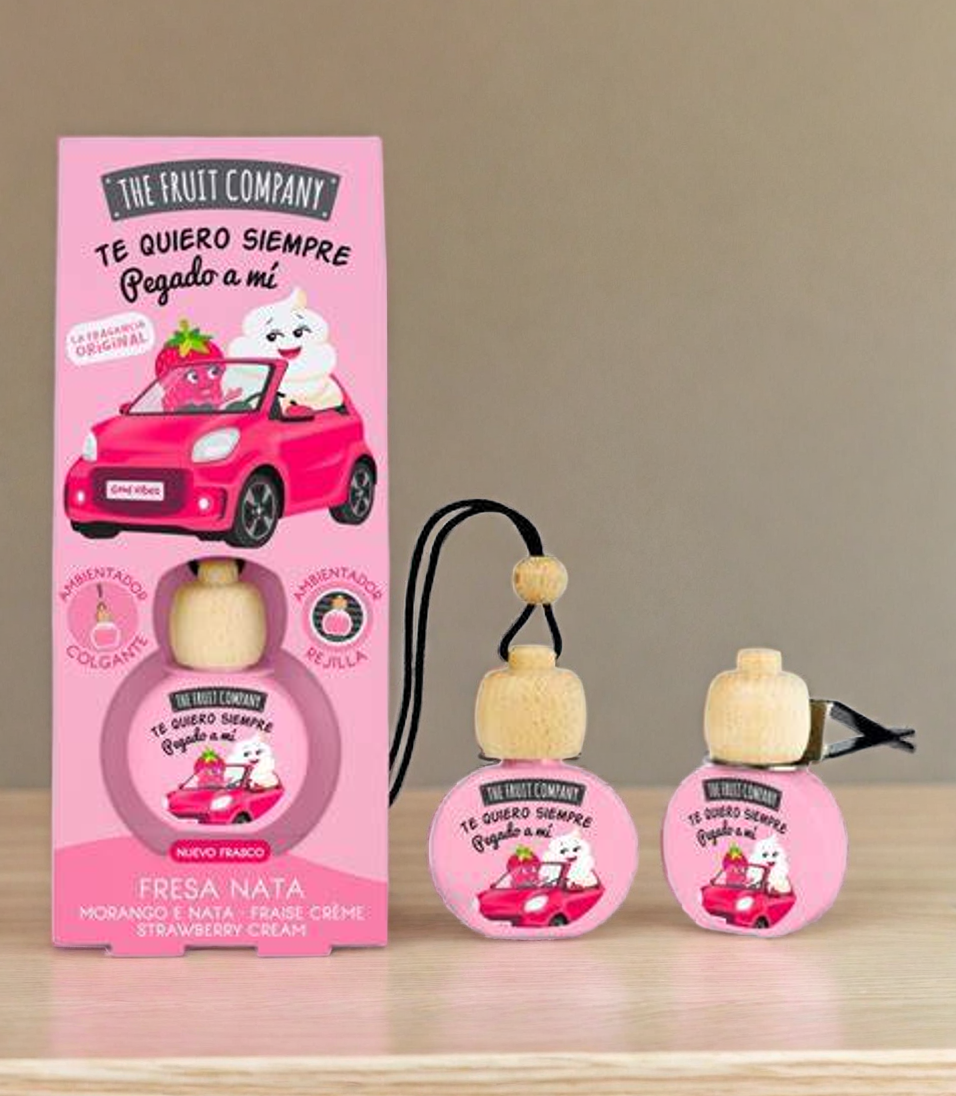 Désodorisant voiture Fraise & Crème
