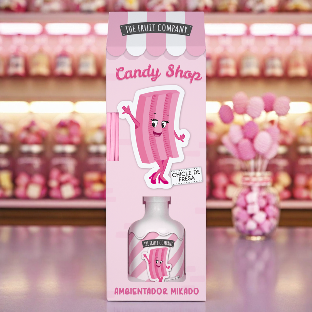 Mikado parfumé Gomme à la Fraise