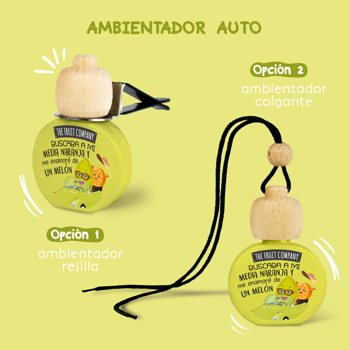 Désodorisant voiture Melon