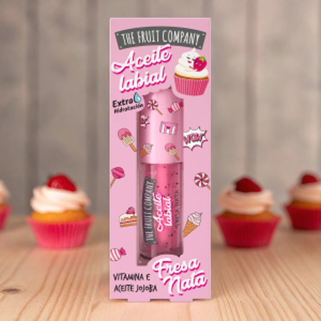 Huile à lèvres Fraise & Crème 