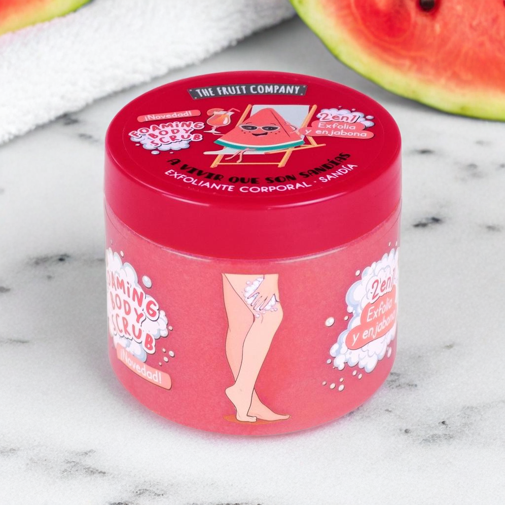 Gommage moussant Pastèque