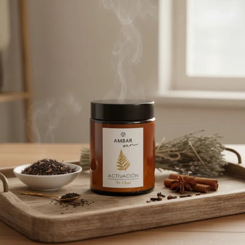 Bougie parfumée Té Chai