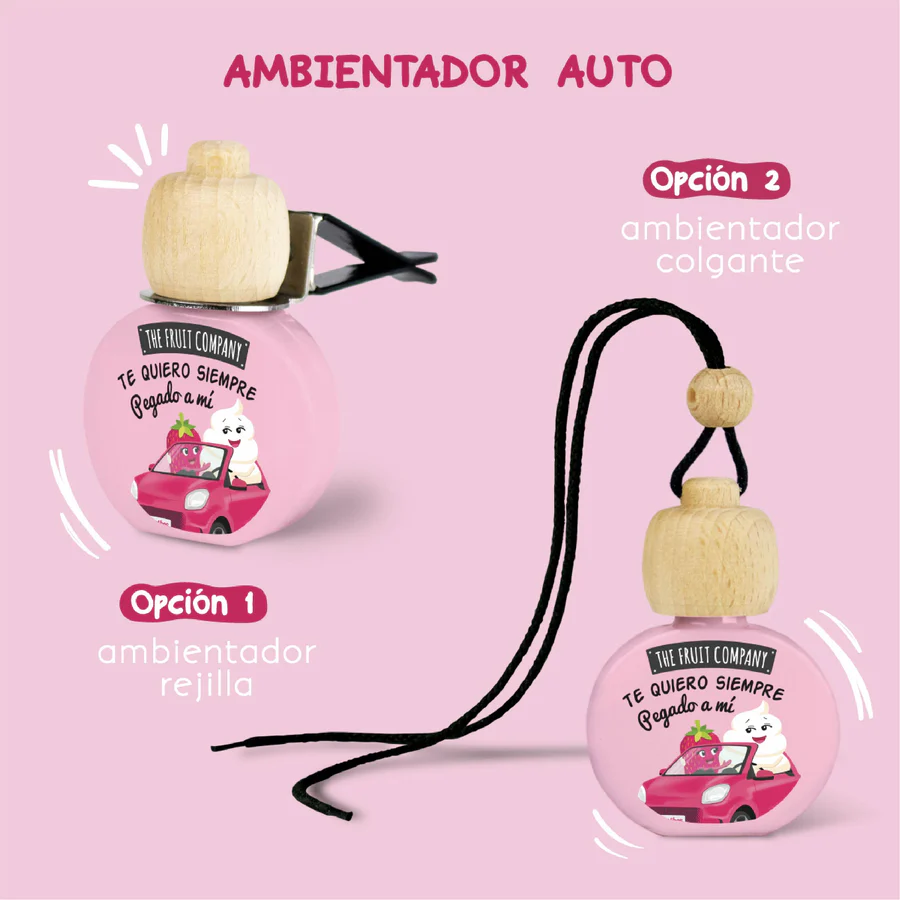 Désodorisant voiture Fraise & Crème