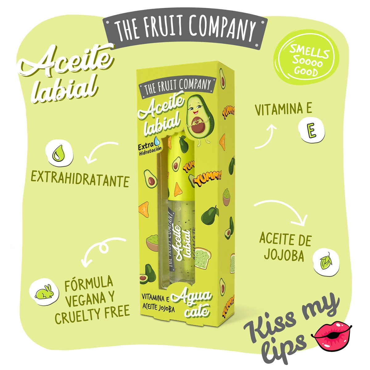 Huile à lèvres Avocat