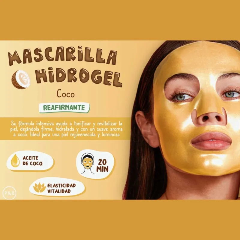 Masque hydrogel à la noix de coco