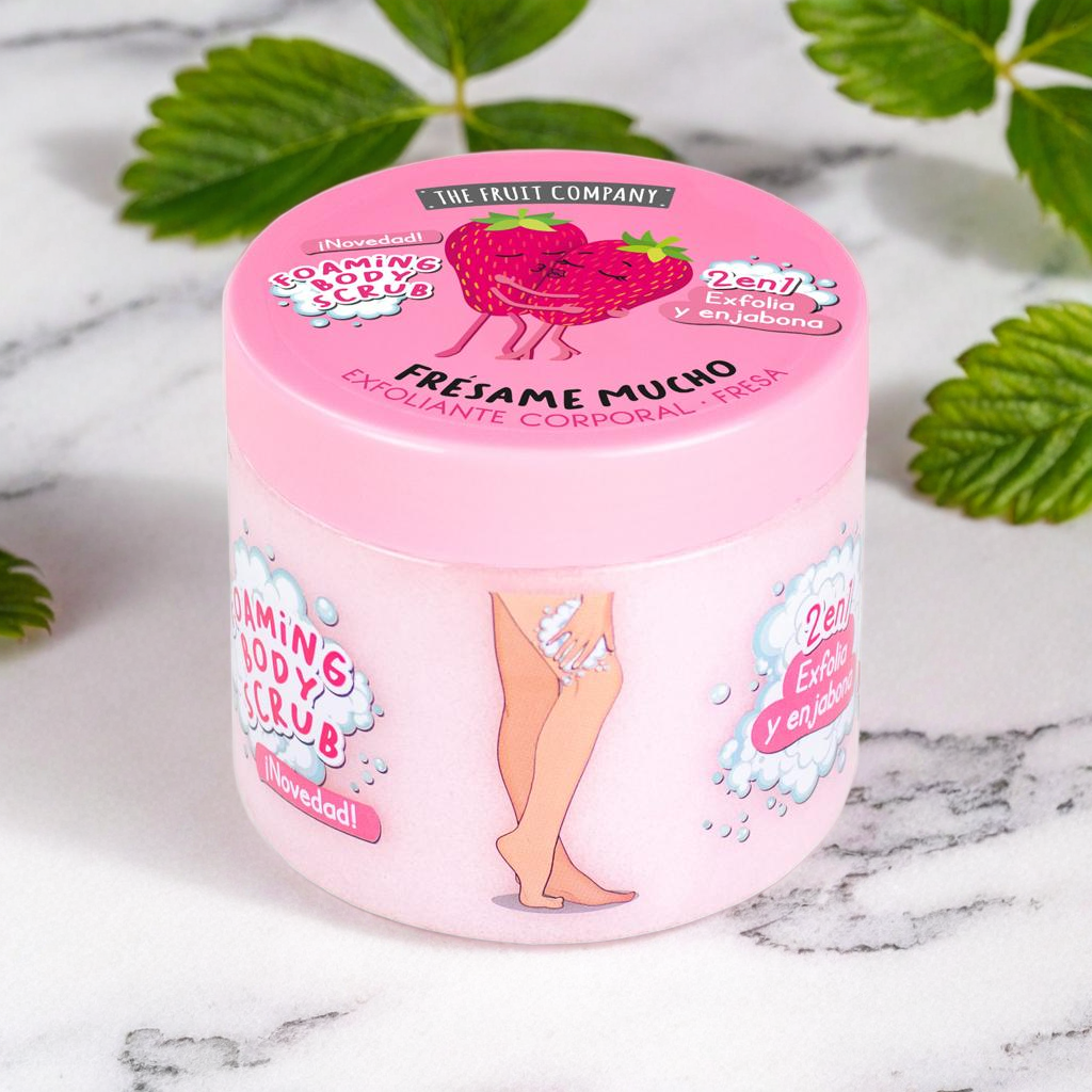 Gommage moussant Fraise & Crème