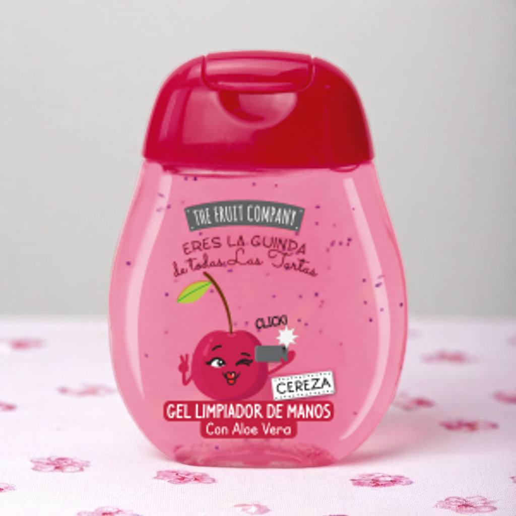 Gel désinfectant mains Cerise