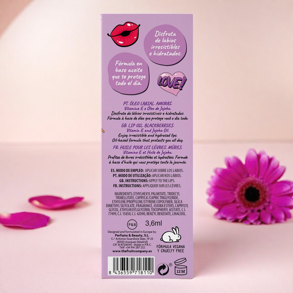 Huile à lèvres Mûre