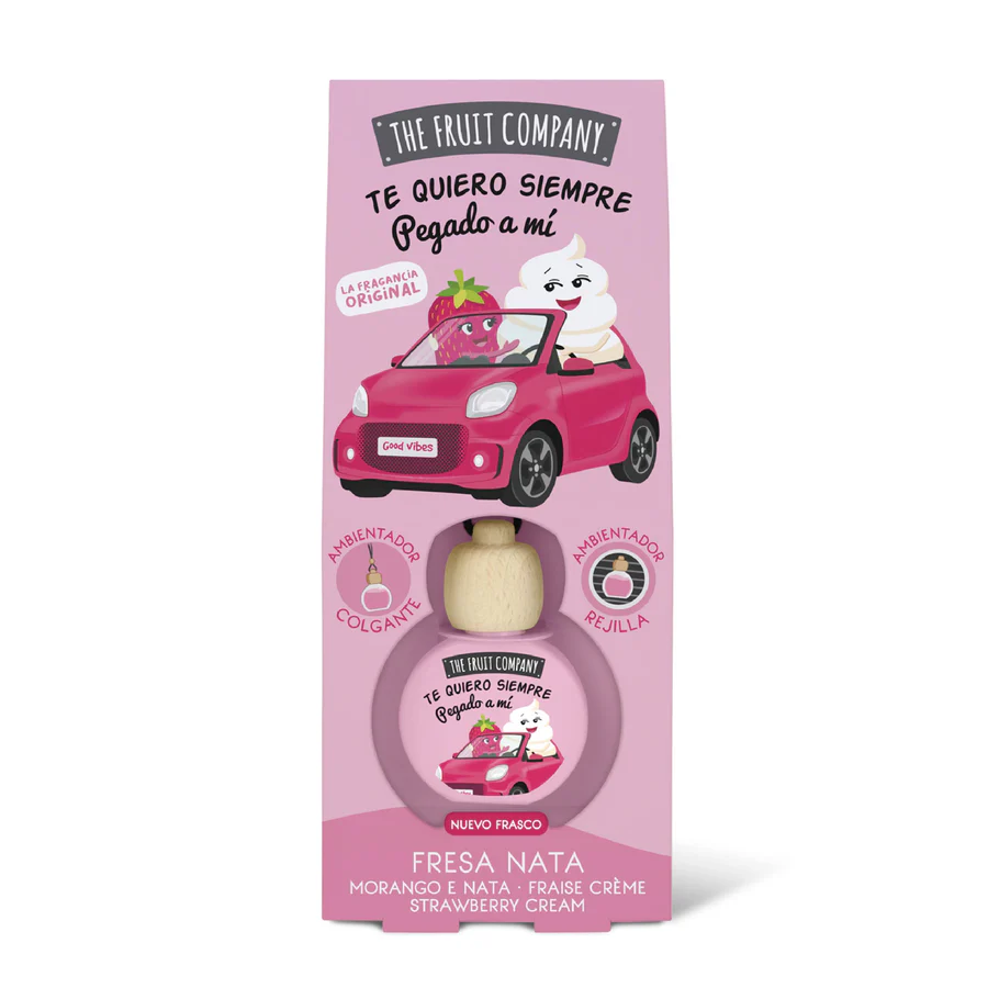 Désodorisant voiture Fraise & Crème