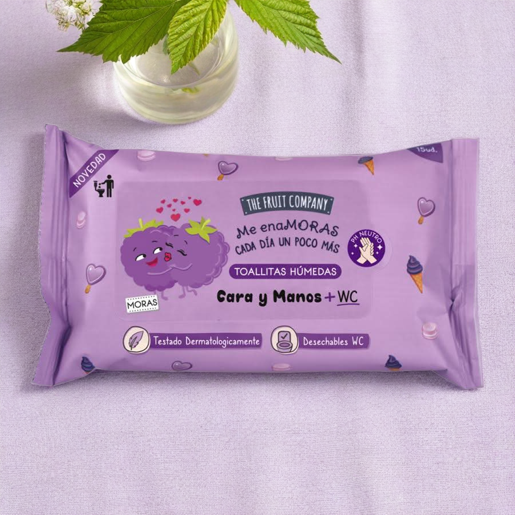 Lingettes de poche multi usage Mûre