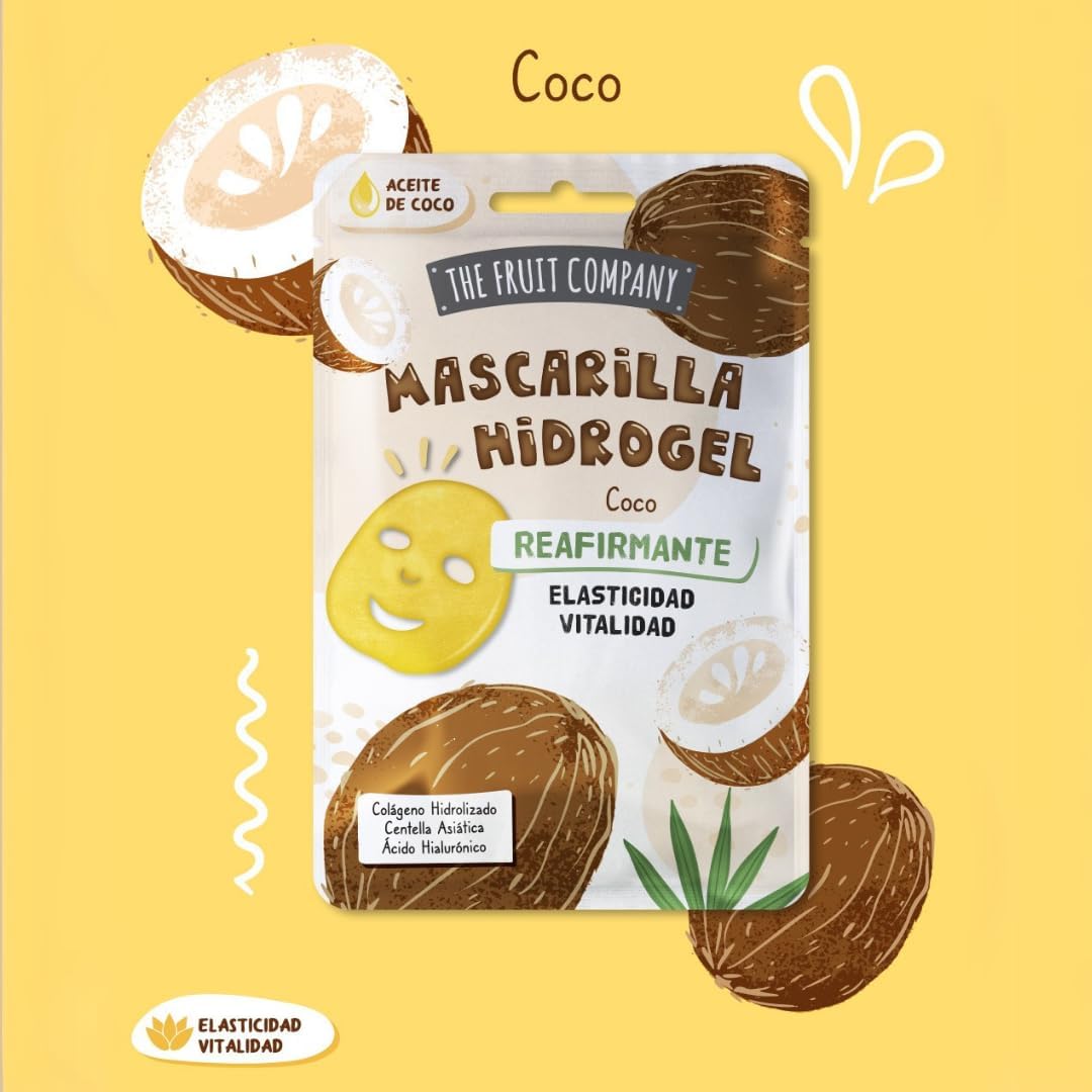 Masque hydrogel à la noix de coco