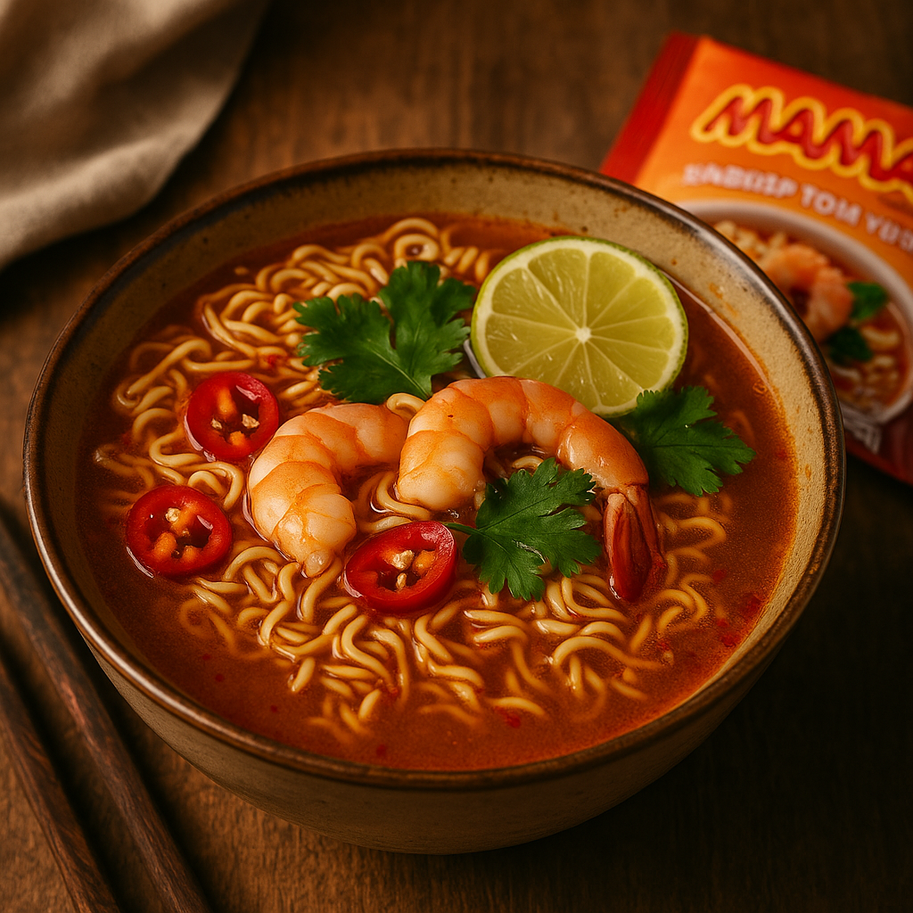 Fideos Instantáneos MAMA Sabor Camarones Tom Yum – 53 g