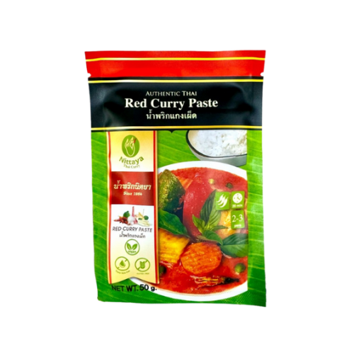 Pasta de Curry Rojo Nittaya – 50 g