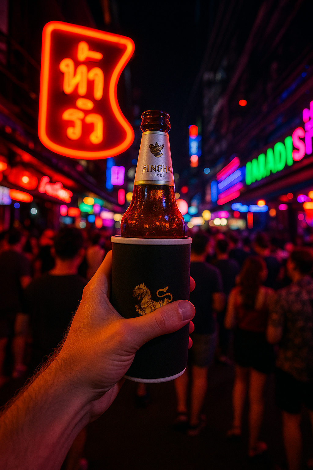 Cubrebotella Estilo Tailandés – León Dorado