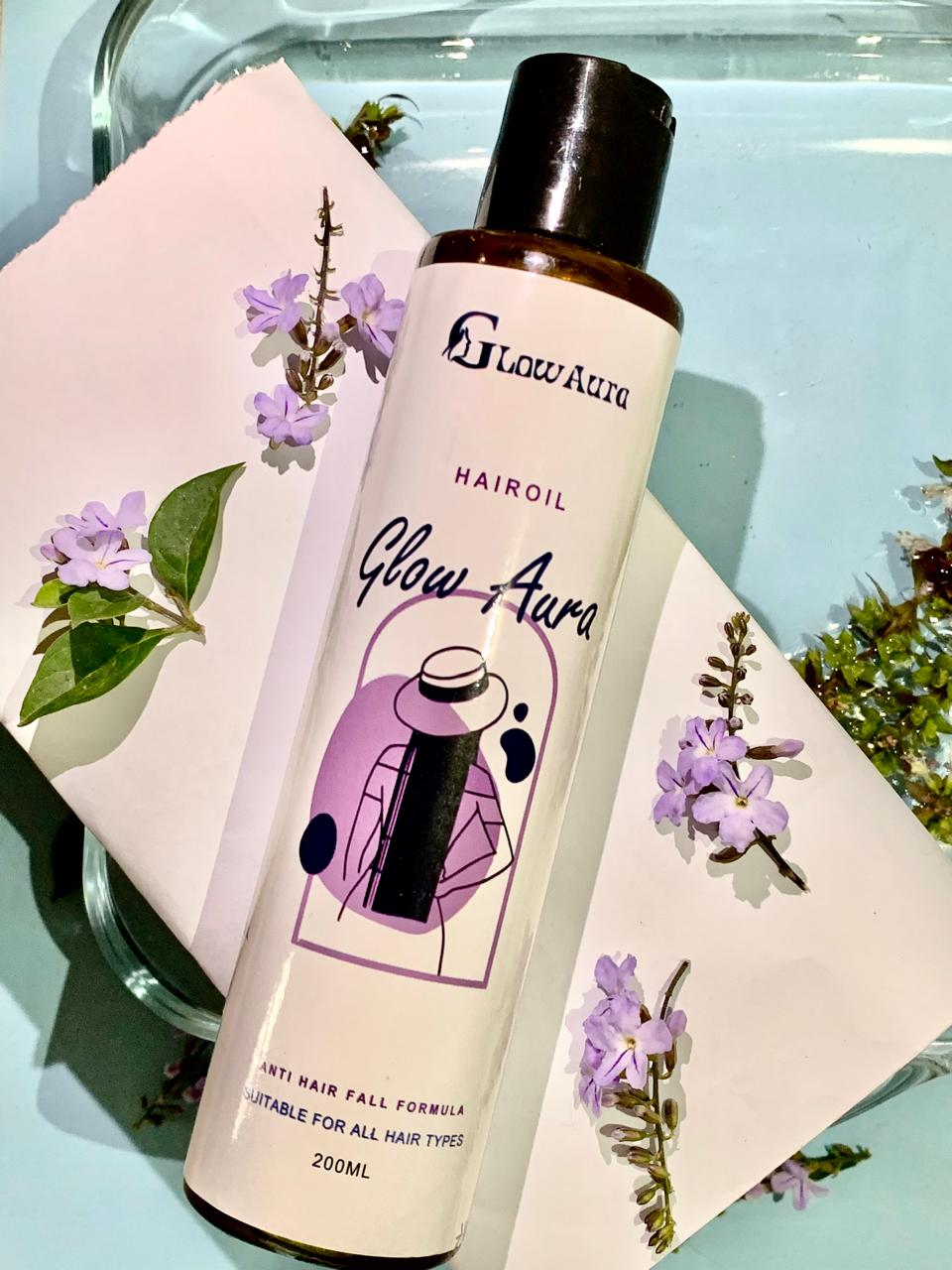 Glow Aura Hair Oil 100ml ( Anti Hairfall Formula)